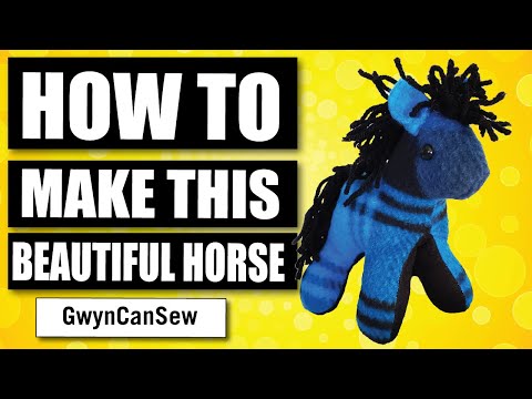 Video: How To Sew A Pony Toy