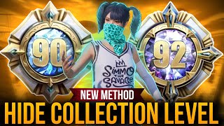 How to Hide or Show your Collection Level with New Method in PUBG & BGMI After New Update.