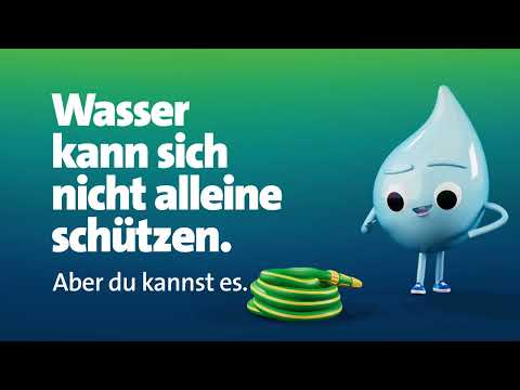 Tropfen mit Gartenschlauch | Berliner Wasserbetriebe - video from Bwb