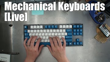 Mechanical Keyboards Live! - Steph builds the LJD87up (1up TKL) prototype mechanical keyboard