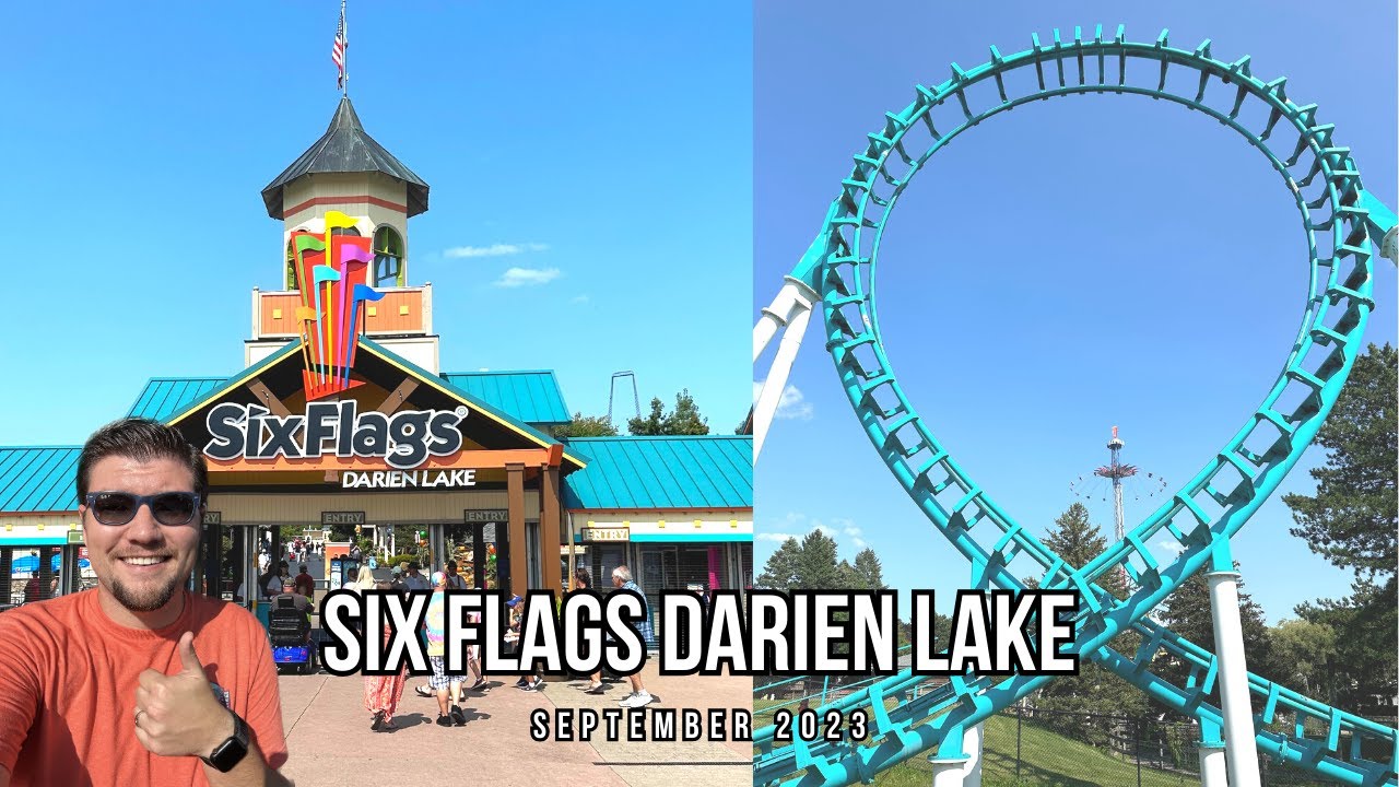 Six Flags Darien Lake Vlog - September 2023 | Labor Day Weekend on the ...