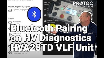 HV Diagnostics HVA28TD Communications and Bluetooth Pairing