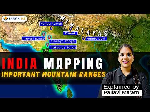 🌍 Lecture #15  Complete Mapping Series: Indian Mapping [Mountain Ranges]