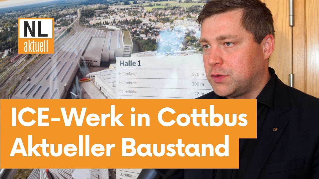 ICE Werk Cottbus | Aktueller Baustand Halle 1 & Beteiligung von Lausitzer Firmen