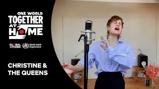 Christine and the queens perform "people i've been sad" during one
world: together at home on april
18.______________________________________________________...