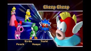 Mario party 9 Boss Rush - Yoshi vs Koopa vs Birdo vs Peach