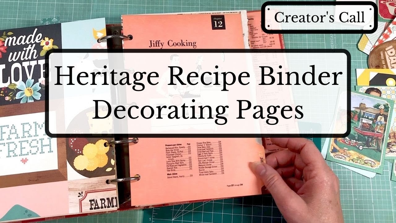 Make Your Own Recipe Binder: Scrapbook Style - Now That's Thrifty!