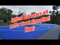 Sport Court&#39;s unique shock absorption and ball bounce
