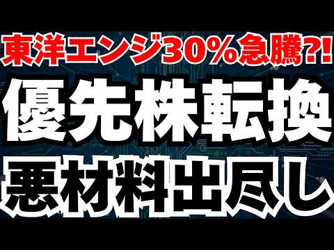 【優先株転換】東洋エンジが30％急騰の真相と今後のシナリオ徹底分析