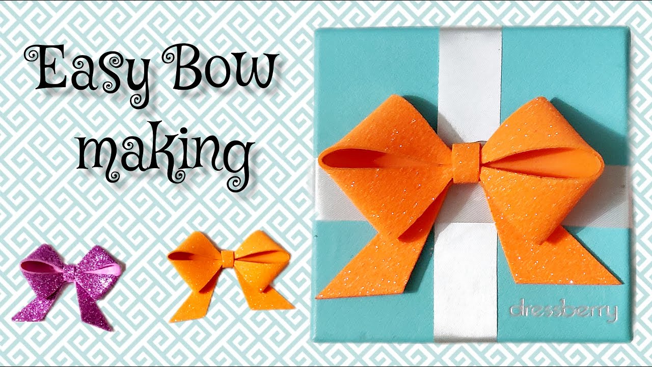 How to Make a Curly Ribbon Bow