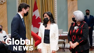 Trudeau unveils new cabinet with 9 new faces, major shake ups to top jobs | FULL