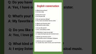 English Speaking Practice for Beginners | Improve English Conversation Skills | English Practice