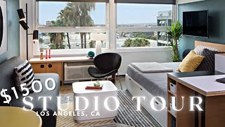 Inside a CHEAP $1500 Small LA Studio Apartment Tour | 300 sq ft, 400 sq ft,  500 sq ft | Los Angeles by Alysha Johnson 10,852 views 1 year ago 9 minutes, 41 seconds