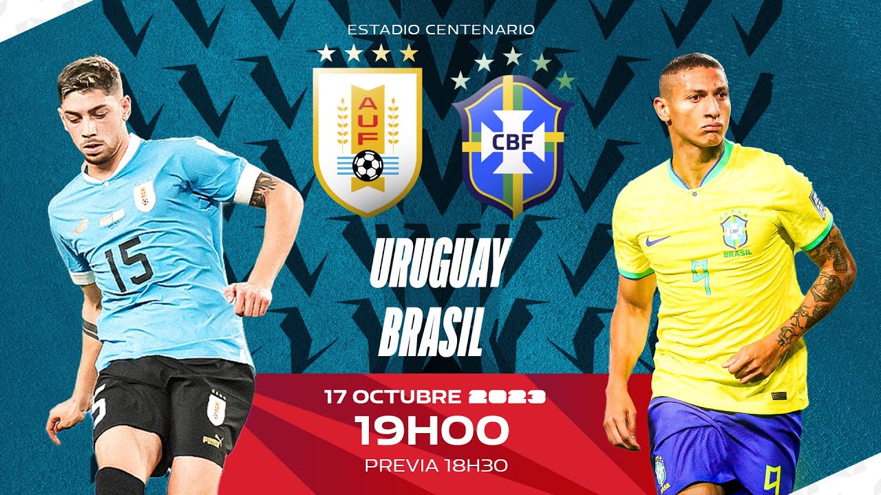 🔴 URUGUAY VS BRASIL ELIMINATORIAS SUDAMERICANAS 2026 FECHA 4 YouTube