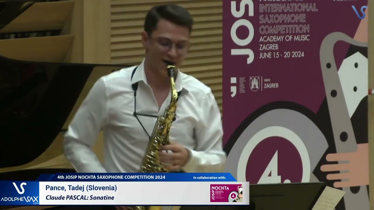 Tadej Pance plays Sonatine by Claude PASCAL