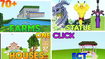 One Click Build Mod For Minecraft Pe 1.21+|| Anything Build In One Click 1.21.81+