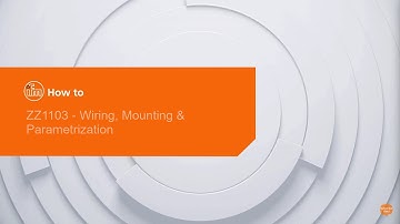 Wiring, mounting & parametrization of the ZZ1103 3D camara set for mobile application