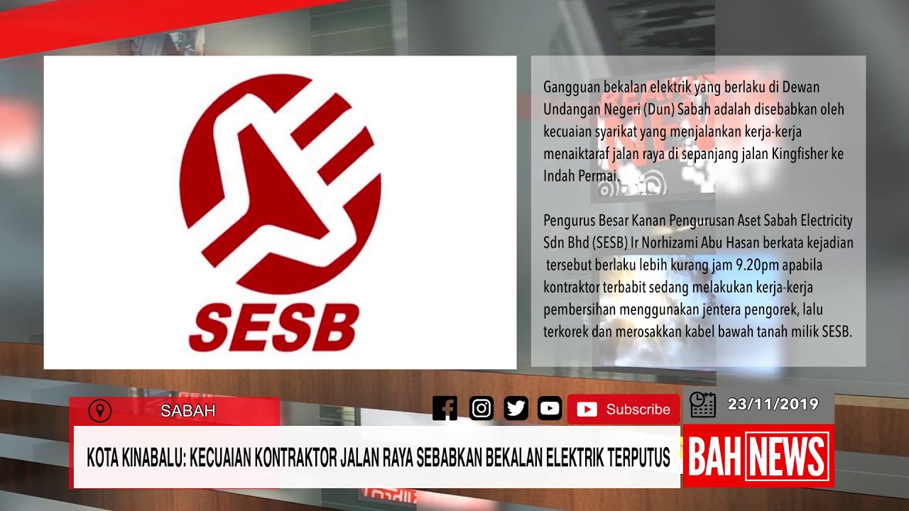 gangguan bekalan elektrik 2019