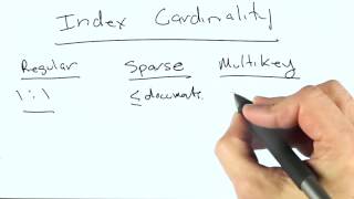 m101 23 index cardinality