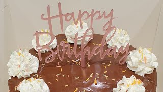 Fresh Cream Birthday Cake | Celebration Cake | Cake Decorating | Gourmet Gateaux
