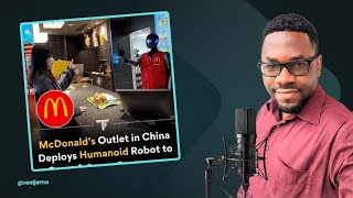 Robot working at McDonald