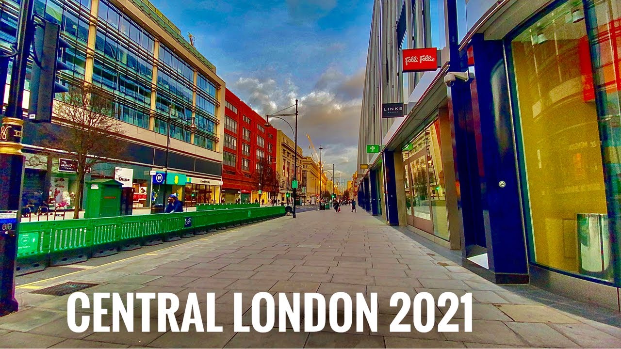 London’s Walking | Central London| During First Full National Lockdown 2021, 4k Walk