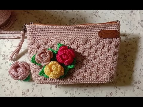 REVIEW FLOWER CROCHET BUNGA  MAWAR RAJUT  YouTube