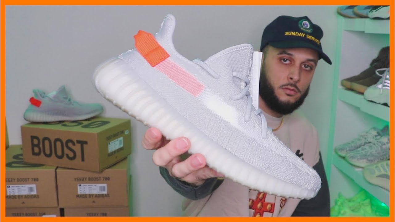 Best Quality Yeezy Boost 350 V2 Tail Light On Feet YouTube