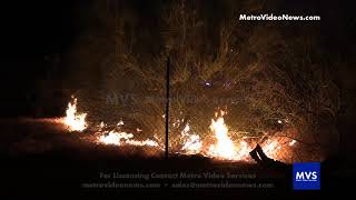 Fire Crews Knock Down Brush Fire | Glendale, AZ