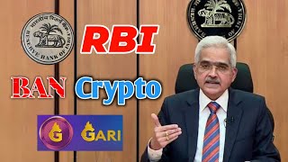 RBI Calls For Crypto Ban I Gari Coin update I Russia Vs Ukraine Tension