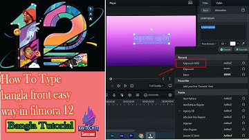 How ToMastering Filmora 12: Typing Bangla with the Avro Keyboard।। ফিলমোরা বাংলা টাইপিং