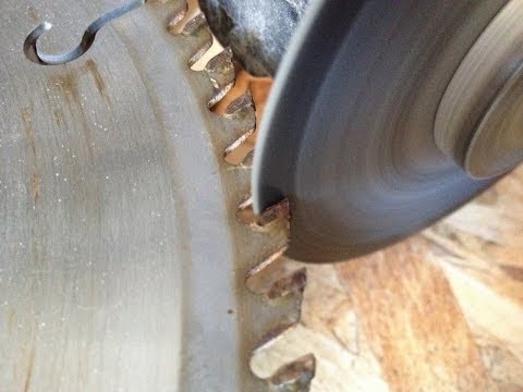 Aiguiseur de lame circulaire - Circular saw blade sharpener
