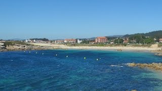 Praia de Areas Gordas em Sanxenxo na Galiza