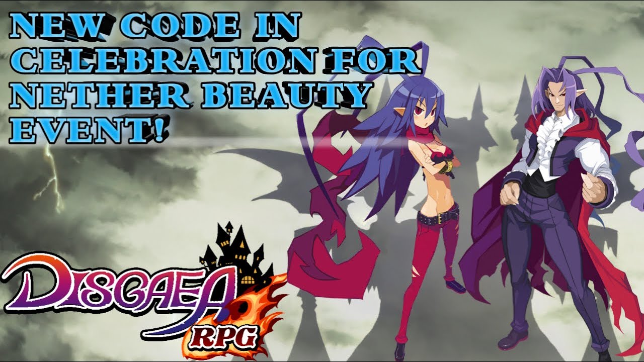 NETHER BEAUTY EVENT CODE DISGAEA RPG