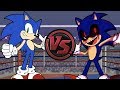 SONIC vs SONIC.EXE! (Sonic The Hedgehog Cartoon Rap Battle) | CARTOON RAP ATTACK!