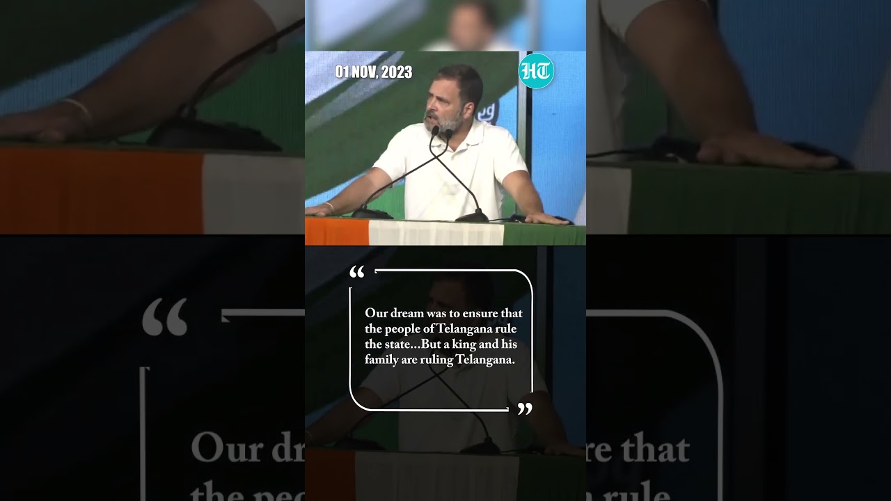 Rahul Gandhi Slams KCR: 'A King & His Family Ruling Telangana'