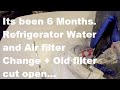 Fridge Water Filter and Air Filter Change