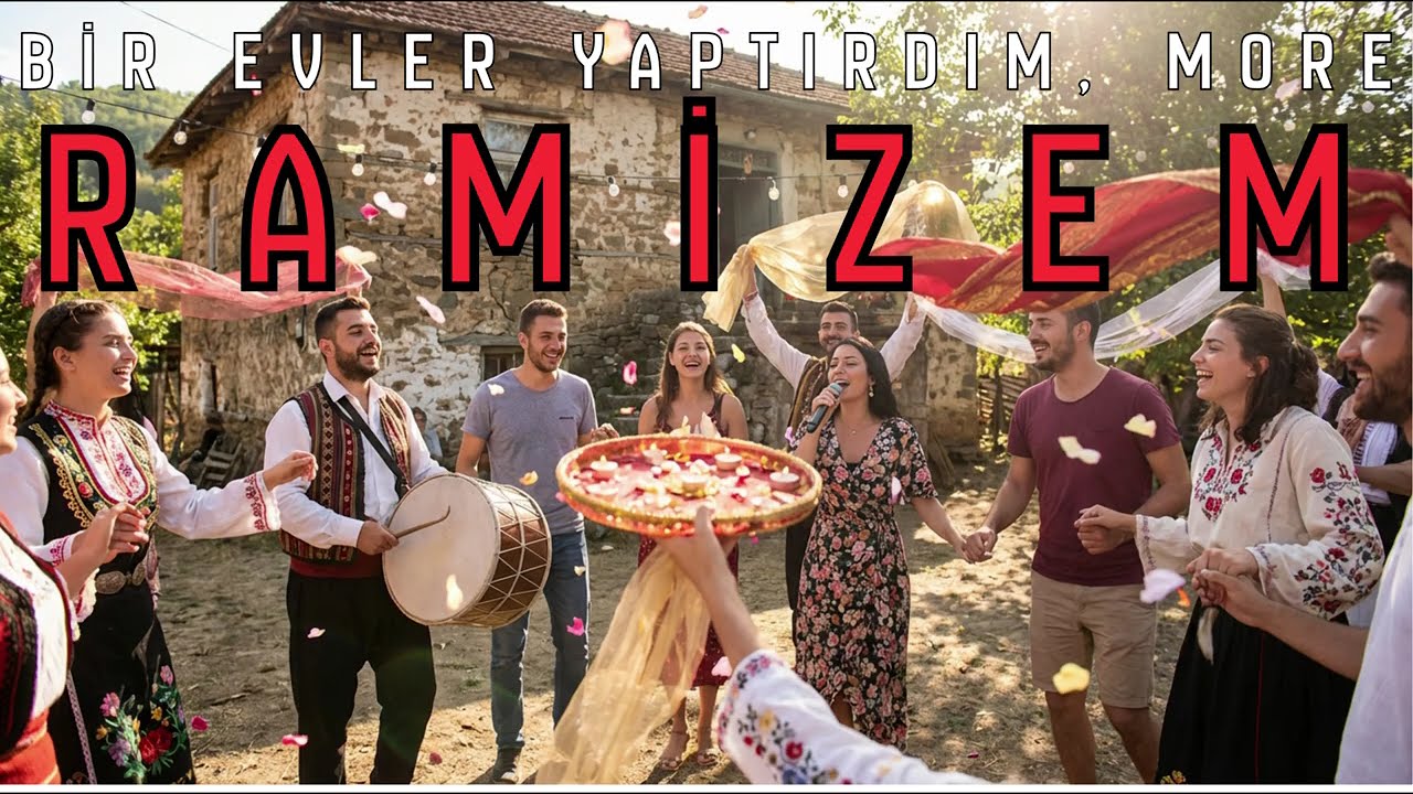 Bir Evler Yaptırdım Mori Ramizem | Eğlenceli Balkan Kına Şarkısı | 🎤 Velvele Makamı 🎶 (4K)