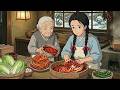 On the First Snowy Day, We Make Kimchi | Ghibli-Style Video