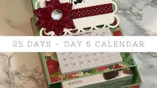 25 Days of Christmas - Day 6: Easel Calendar w/Treat Tray