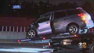 At Least 7 Cars Involved In Crash On West 91 Freeway In Anaheim