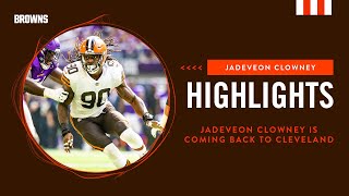 Jadeveon Clowney is coming back to Cleveland