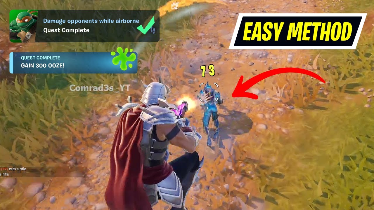 How to EASILY Damage opponents while airborne Fortnite YouTube