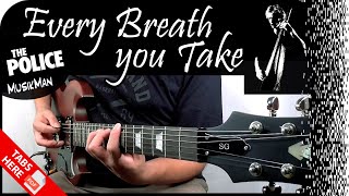 EVERY BREATH YOU TAKE 👀 - The Police / GUITAR Cover / MusikMan N°160 chords