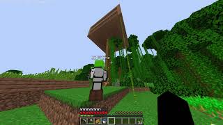 playing survival Minecraft