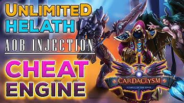Cardaclysm - Cheat Engine Unlimited Player Health [ AOB Injection Fast & Quick]