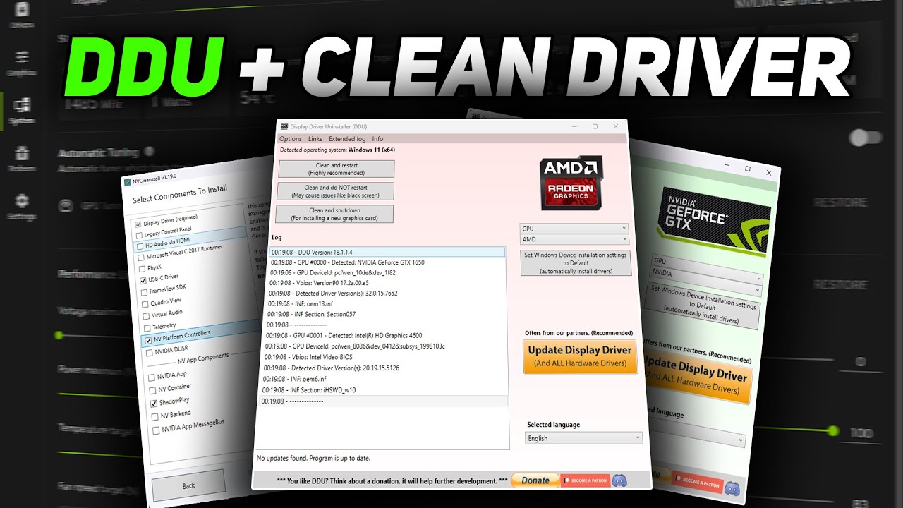 BOOST FPS & FIX Stutter with DDU + Clean NVIDIA Driver Setup! - YouTube