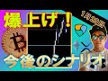 ビットコインもリップルも爆上げ！！完全に月足確定を意識した値動き。