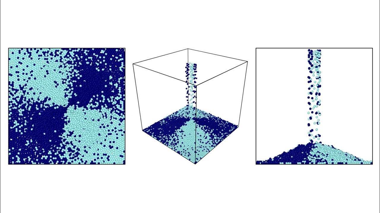 Pouring granular using LAMMPS YouTube