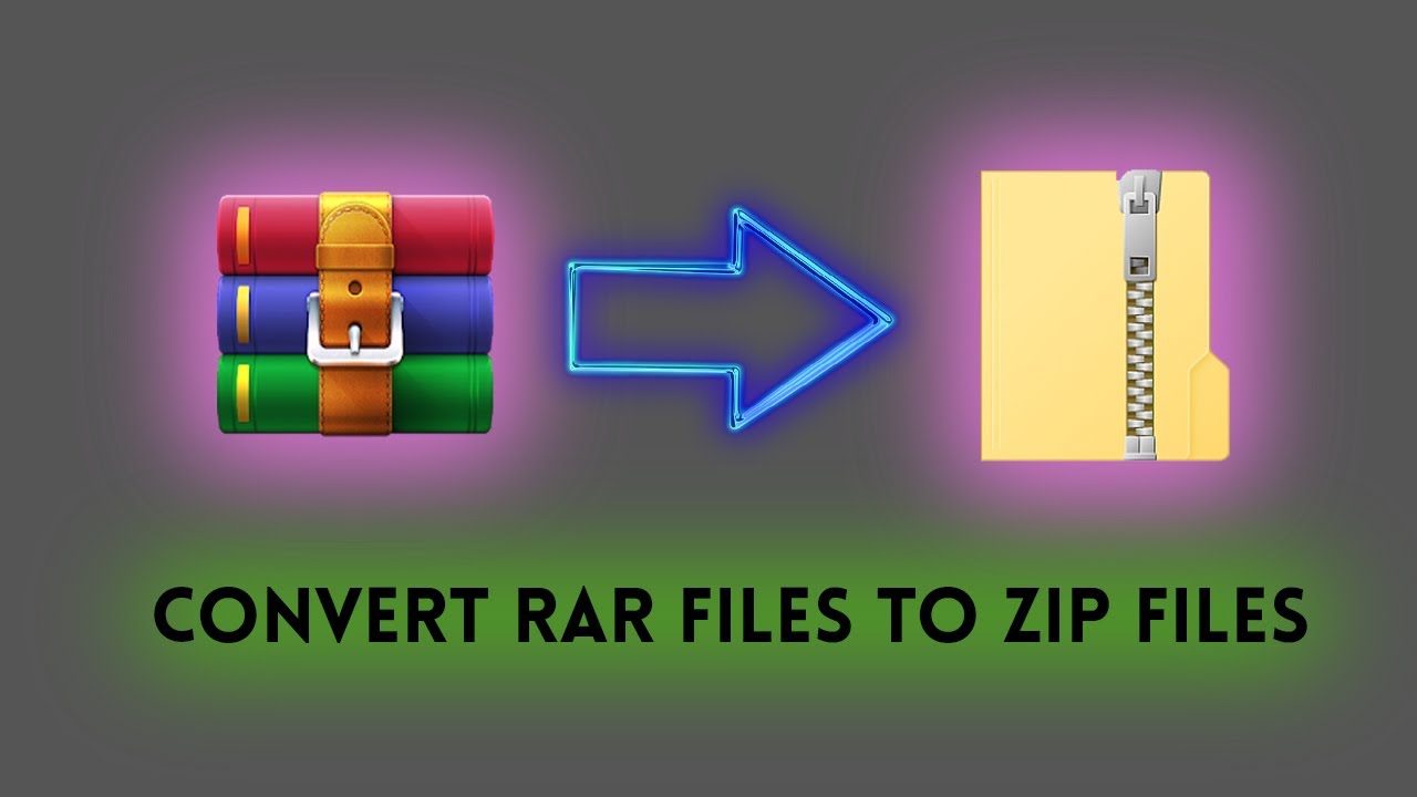 convert rar file to zip